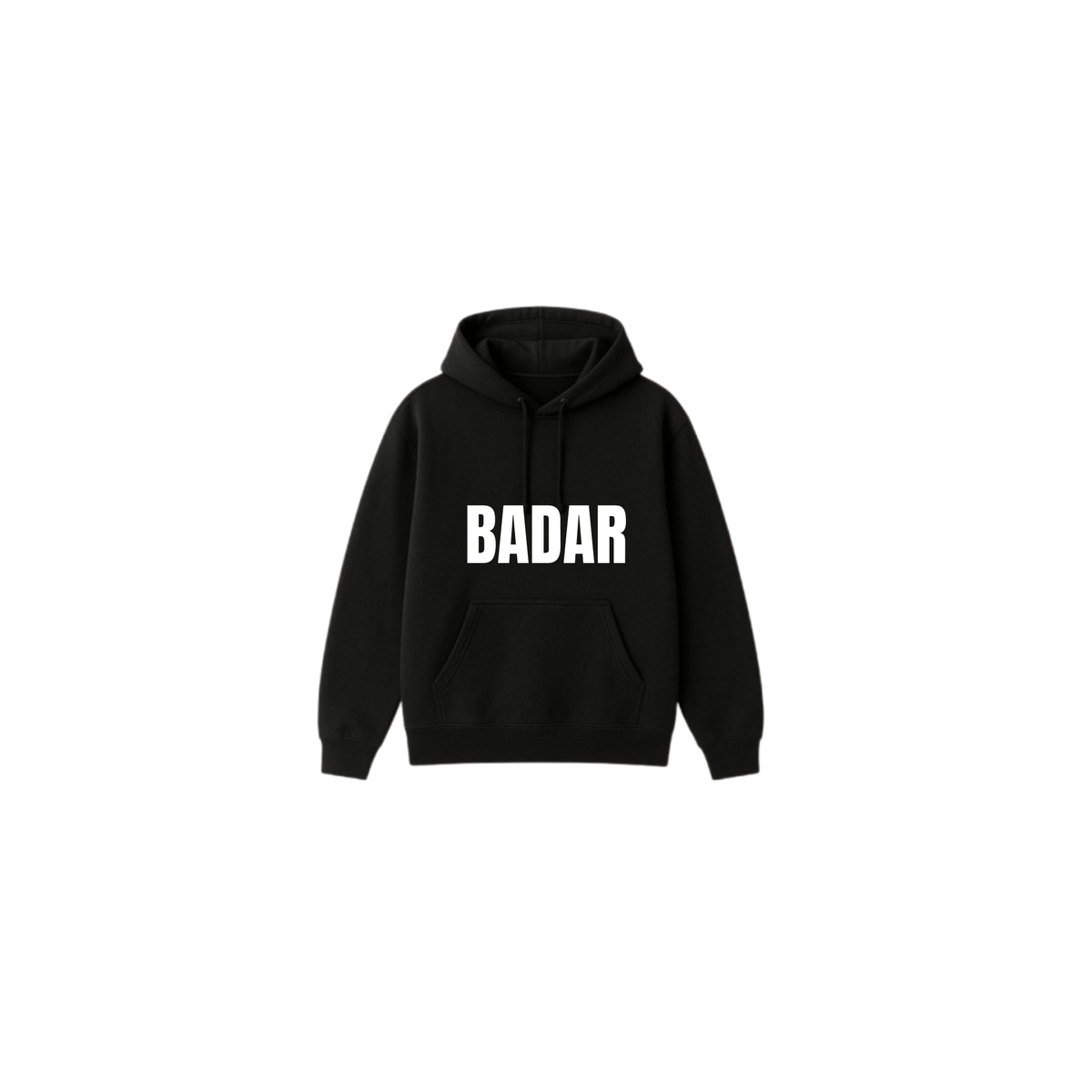 Customized black name hoodie for men and women